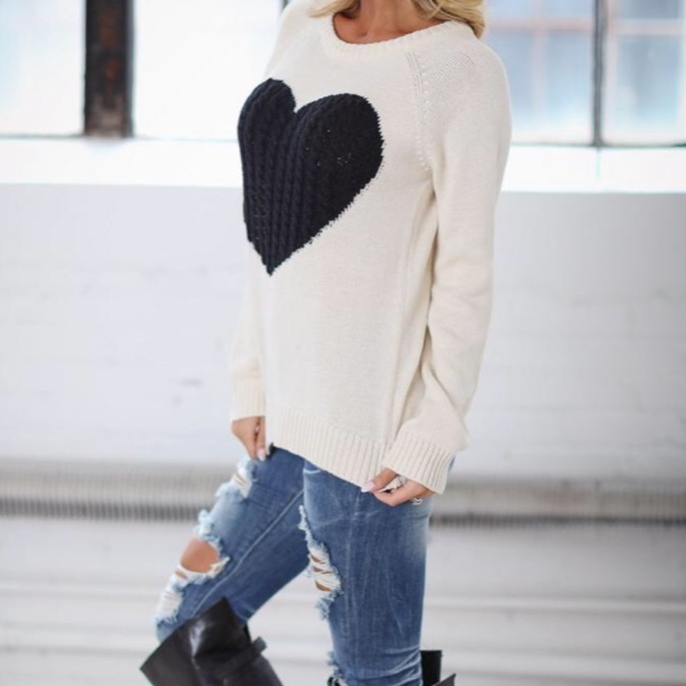 Last 1! With All My Heart Sweater - Picture 5 of 5